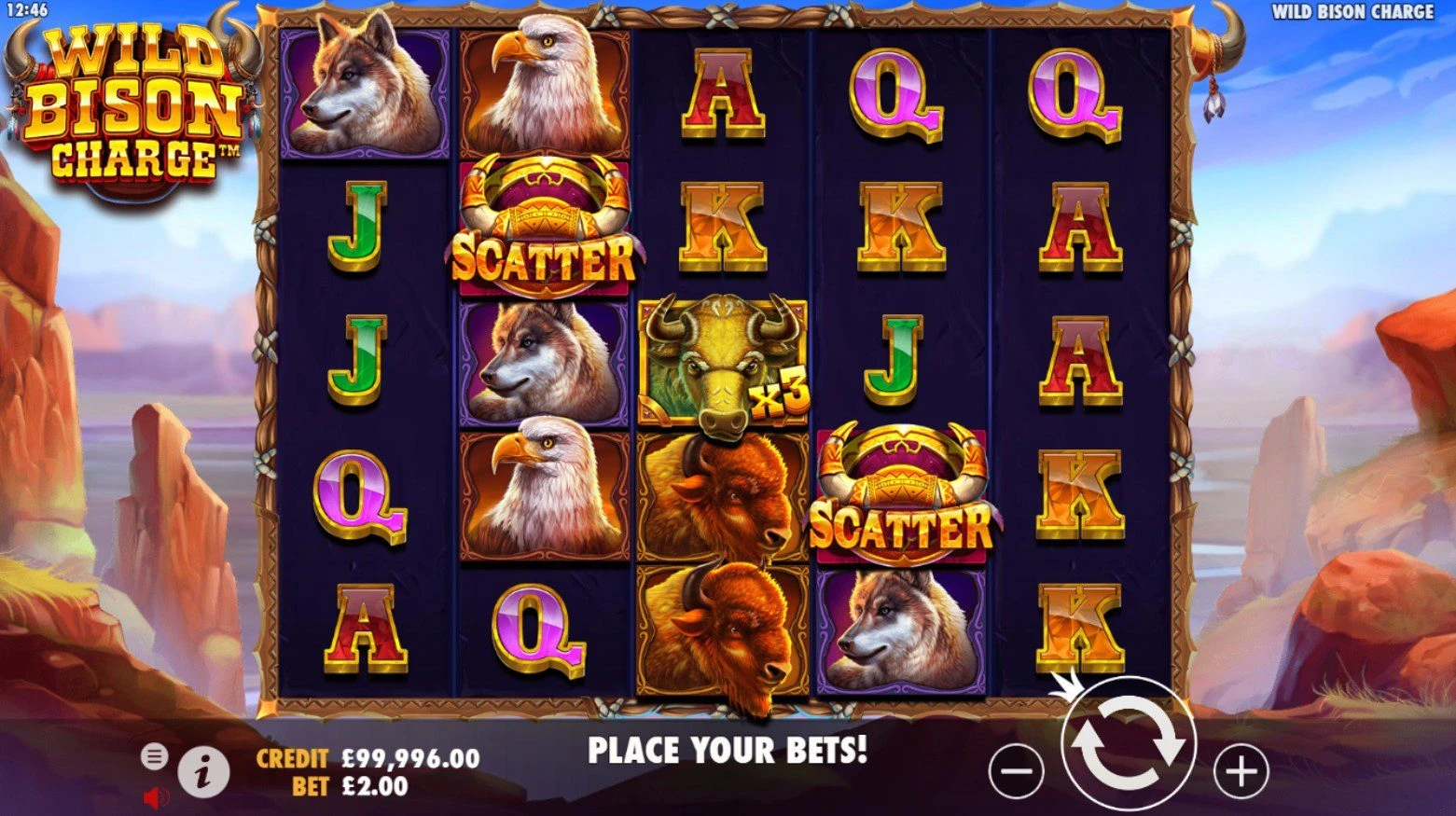 Wild Bison Charge (Дикий Зубр: Разряд) от Pragmatic Play 2 Wild Bison Charge (Дикий Зубр: Разряд) от Pragmatic Play