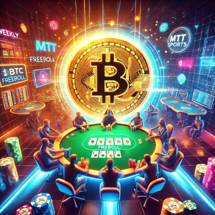 MTT SPORTS: Еженедельные фрироллы на 1 биткоин и ежедневные турниры