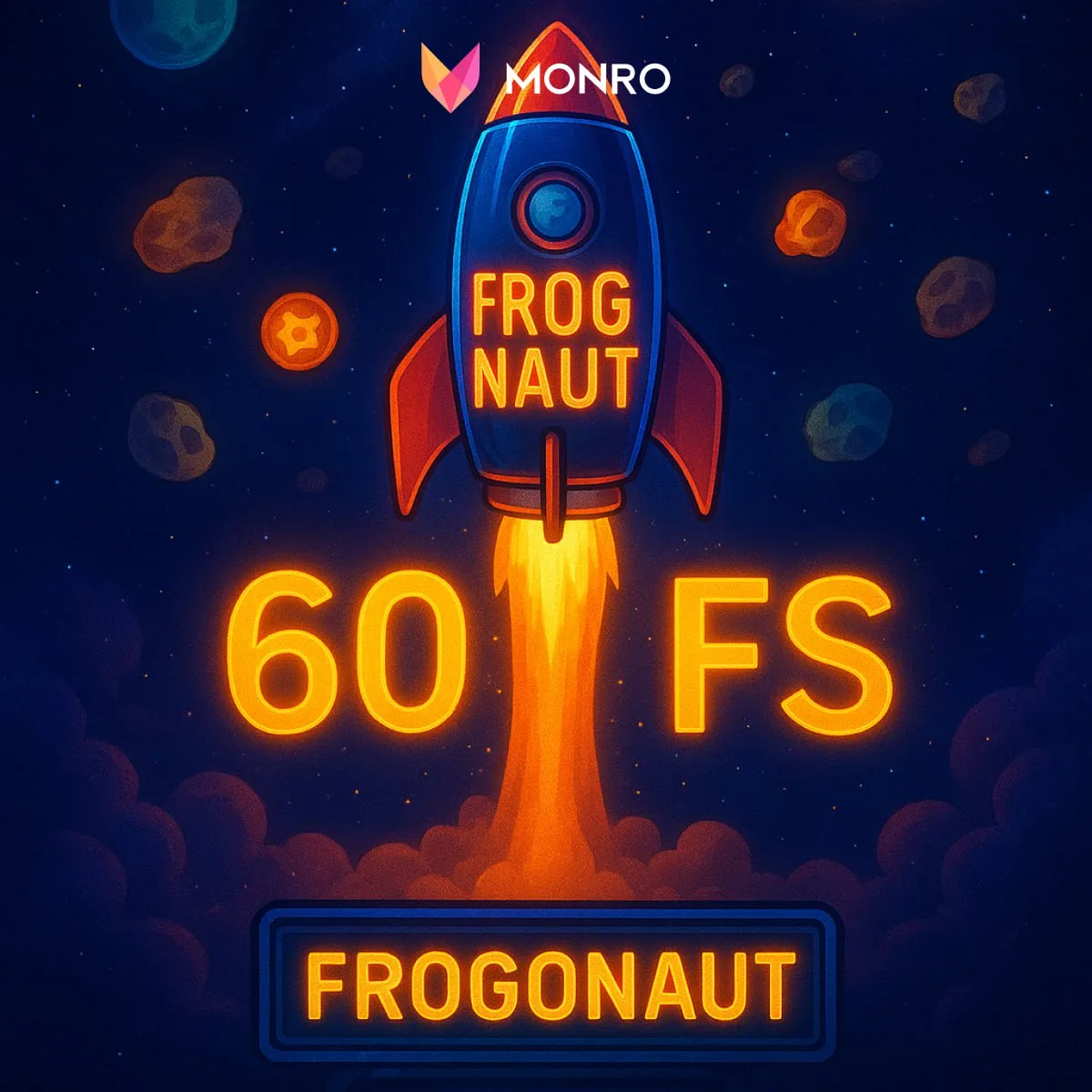 Бонус-код в Monro на 60 FS в слоте Frog Space Program