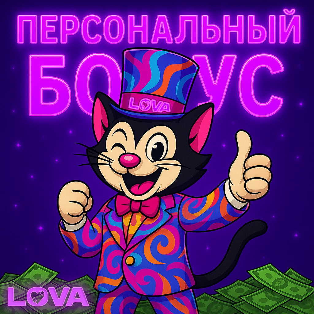 Промокод для бонуса +30% на счет в LOVA Casino