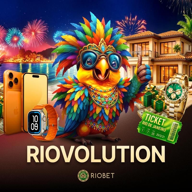 Новогодний розыгрыш Риобет казино на $1 000 000