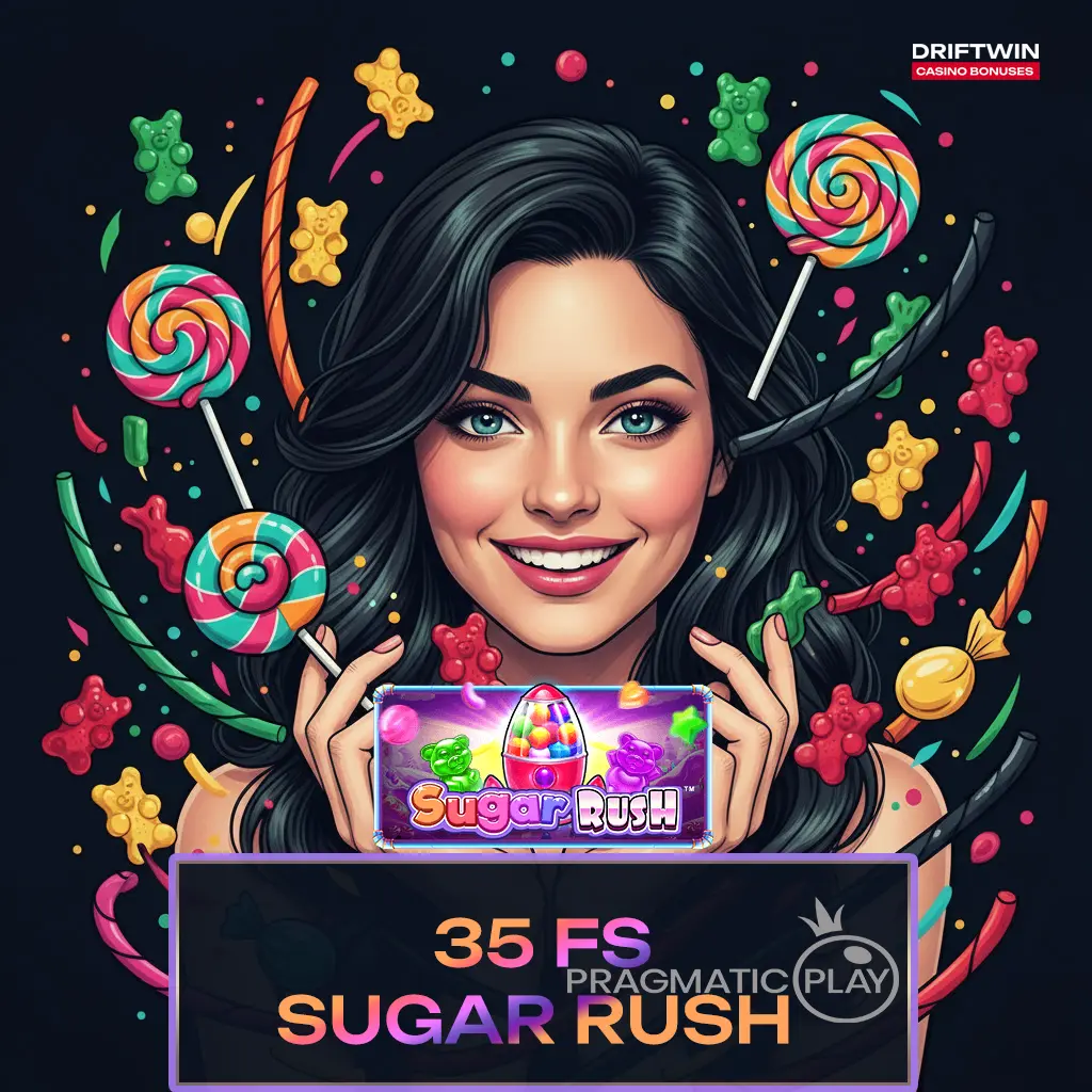 Бонус 35 FS на слот Sugar Rush от Pragmatic Play | Martin